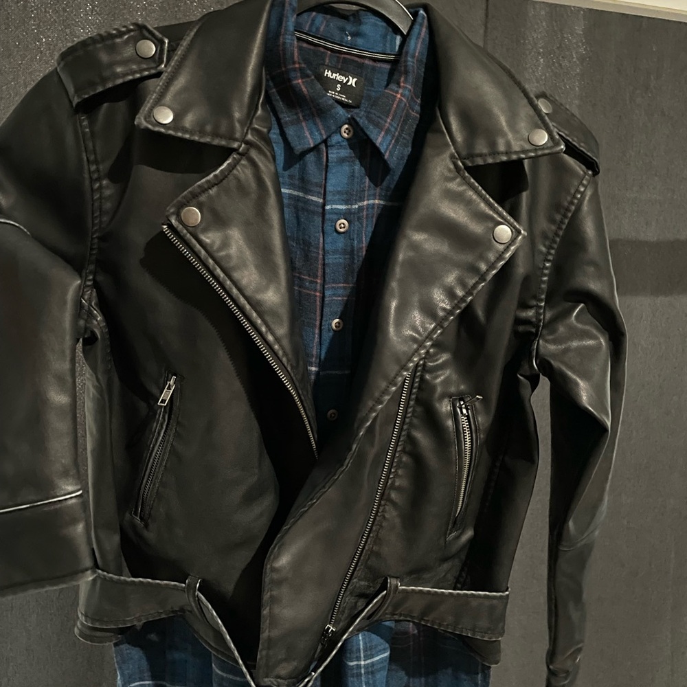Hurley Black Lightweight Shirt Jacket